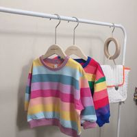 Fashion Stripe 100% Cotton Hoodies & Sweaters main image 3