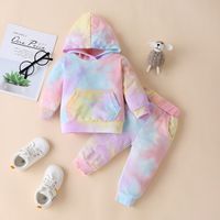 Fashion Stripe 100% Cotton Girls Clothing Sets sku image 15