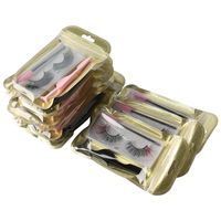New One-pair Package 3d Natural Color False Eyelashes main image 3