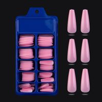Fashion Solid Color Abs Nail Patches 100 Pieces sku image 5
