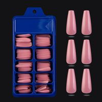 Mode Couleur Unie Abs Ongles Correctifs 100 Pieces sku image 17