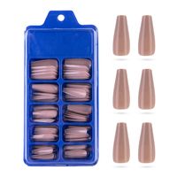 Mode Couleur Unie Abs Ongles Correctifs 100 Pieces sku image 33