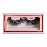 Christmas Mink Hair False Eyelashes Pink Box A Pair With Stickers sku image 7