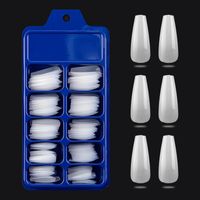 Mode Couleur Unie Abs Ongles Correctifs 100 Pieces sku image 2