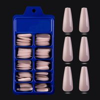 Mode Couleur Unie Abs Ongles Correctifs 100 Pieces sku image 18