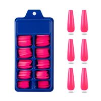 Mode Couleur Unie Abs Ongles Correctifs 100 Pieces sku image 30