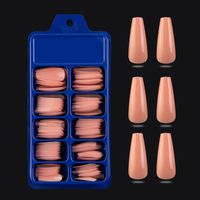 Fashion Solid Color Abs Nail Patches 100 Pieces sku image 11