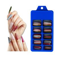 Fashion Colorful Abs Nail Patches 100 Pieces sku image 15