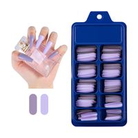 Fashion Colorful Abs Nail Patches 100 Pieces sku image 2