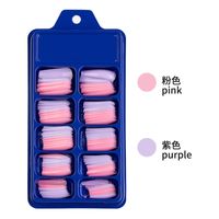 Fashion Colorful Abs Nail Patches 100 Pieces sku image 10