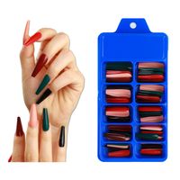 Fashion Colorful Abs Nail Patches 100 Pieces sku image 14