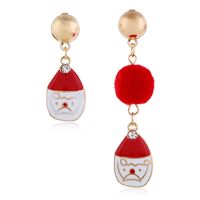 Fashion Santa Claus Gloves Snowflake Alloy Enamel Plating Women's Drop Earrings 1 Pair main image 4