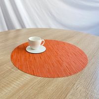 Fashion Solid Color Pvc Placemat 1 Piece sku image 4