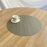 Fashion Solid Color Pvc Placemat 1 Piece sku image 16