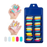 Fashion Colorful Abs Nail Patches 100 Pieces sku image 4