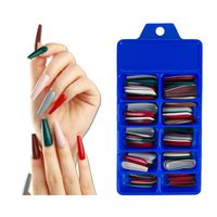 Fashion Colorful Abs Nail Patches 100 Pieces sku image 16