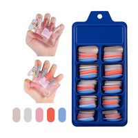 Fashion Colorful Abs Nail Patches 100 Pieces sku image 9