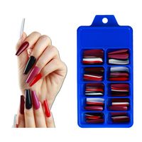 Fashion Colorful Abs Nail Patches 100 Pieces sku image 17