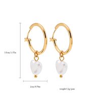 Fashion Star Alloy Inlay Artificial Pearls Women's Dangling Earrings 2 Pieces main image 3