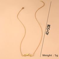 Simple Style Electrocardiogram Horse Stainless Steel Necklace 1 Piece main image 2