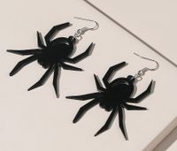 Gothic Pumpkin Spider Arylic Women's Drop Earrings 1 Pair sku image 7