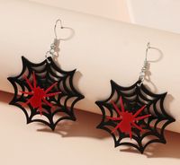 Gothic Pumpkin Spider Arylic Women's Drop Earrings 1 Pair sku image 16