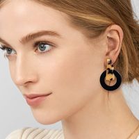 Simple Style Leopard Arylic Stoving Varnish Acrylic Women's Drop Earrings 1 Pair main image 1