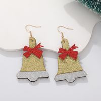 Fashion Christmas Tree Bell Cloth Fabric Women's Drop Earrings 1 Pair main image 6