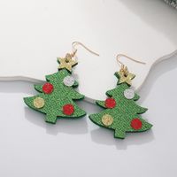 Fashion Christmas Tree Bell Cloth Fabric Women's Drop Earrings 1 Pair main image 5