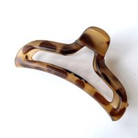 Fashion Geometric Leopard Plastic Hollow Out Hair Claws main image 2