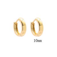 Retro C Shape Plating Alloy No Inlaid Earrings sku image 11