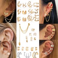 Nouvelles Boucles D&#39;oreilles Clip D&#39;oreille En Perles Bijoux En Gros Non Perçants sku image 48
