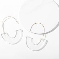 Acrylic Vintage Geometric Earring  (white)  Fashion Jewelry Nhll0317-white sku image 27