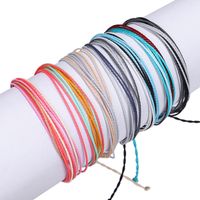 Ethnic Style Colorful Wax Line Braid Women's Anklet main image 4