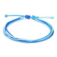 Ethnic Style Colorful Wax Line Braid Women's Anklet sku image 9