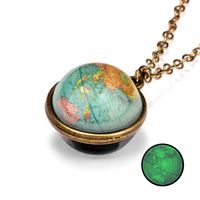 Fashion Starry Sky Alloy Plating Glass Unisex Necklace sku image 12