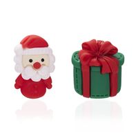 1 Pair Fashion Christmas Tree Santa Claus Snowman Epoxy Soft Clay Ear Studs main image 4