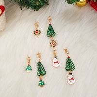 Fashion Christmas Tree Alloy Plating Women's Drop Earrings 1 Pair main image 2