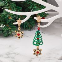 Fashion Christmas Tree Alloy Plating Women's Drop Earrings 1 Pair main image 5