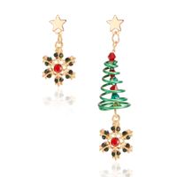 Fashion Christmas Tree Alloy Plating Women's Drop Earrings 1 Pair sku image 1