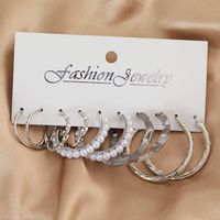 Fashion Heart Shape Bow Knot Alloy Inlay Artificial Pearls Zircon Women's Drop Earrings Ear Studs 1 Set main image 5
