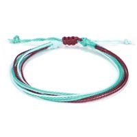Ethnic Style Colorful Wax Line Braid Women's Anklet sku image 6