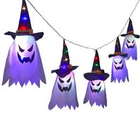 Halloween Funny Ghost Polyester Taffeta Party String Lights main image 4
