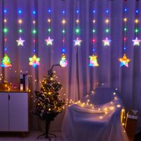 Christmas Christmas Star Snowman Arylic Party String Lights sku image 4