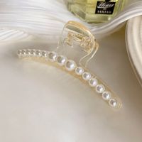 Fashion Geometric Alloy Plastic Plating Artificial Pearls Hair Claws sku image 9