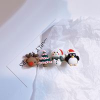 Cartoon Style Santa Claus Synthetic Resin Hair Clip main image 5