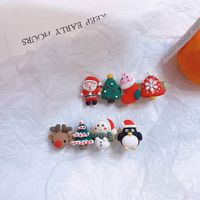 Cartoon Style Santa Claus Synthetic Resin Hair Clip main image 1