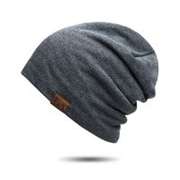 قبعة صغيرة قطيفة بتصميم بسيط للجنسين بلون واحد sku image 4