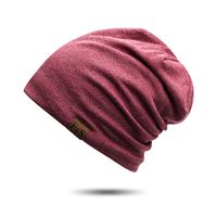 قبعة صغيرة قطيفة بتصميم بسيط للجنسين بلون واحد sku image 5
