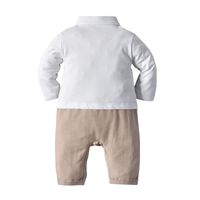 Fashion Solid Color Cotton Boys Clothing Sets main image 5